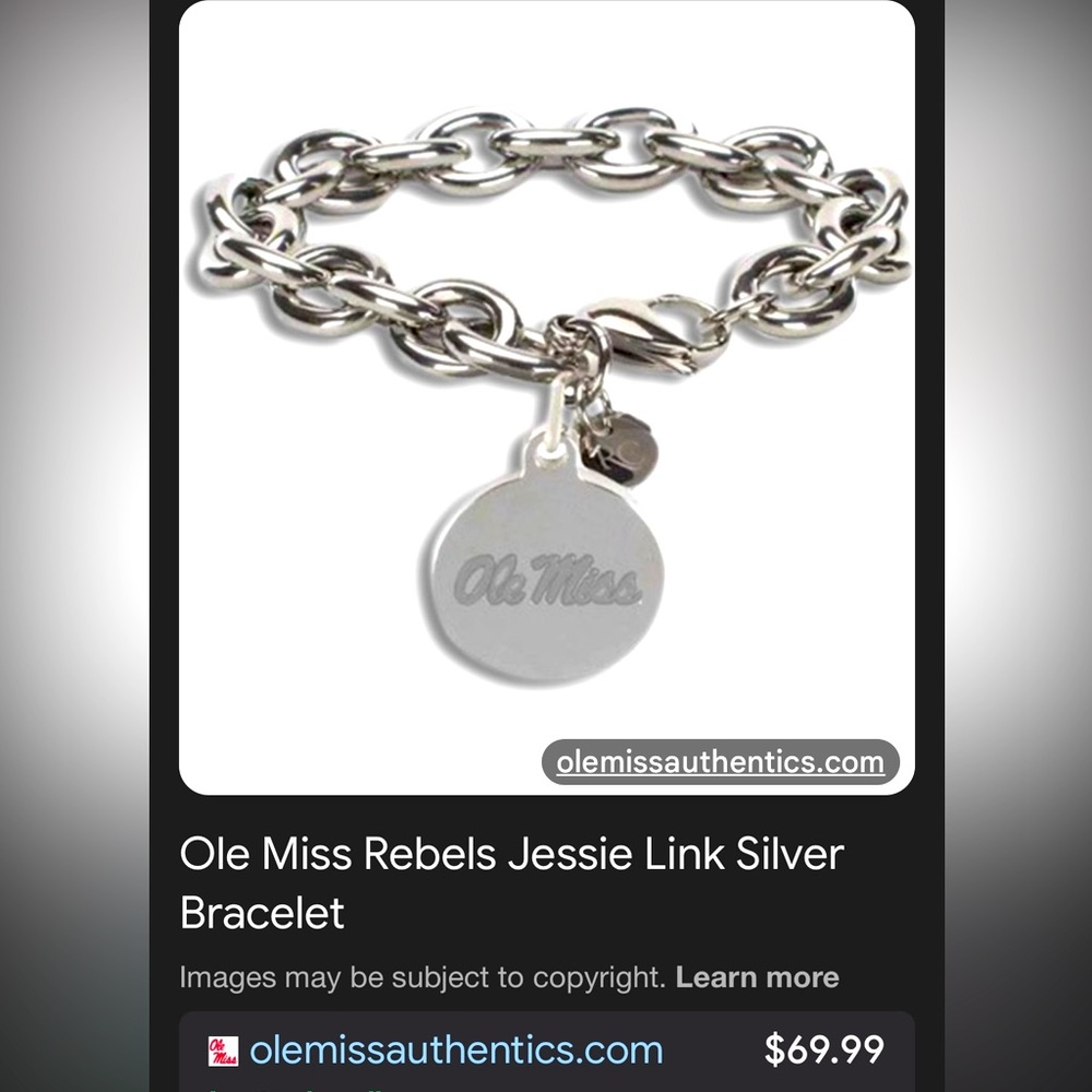 Women’s Ole Miss NCAA Licensed Rustic Cuff Stainless Bracelet Sold Out Online